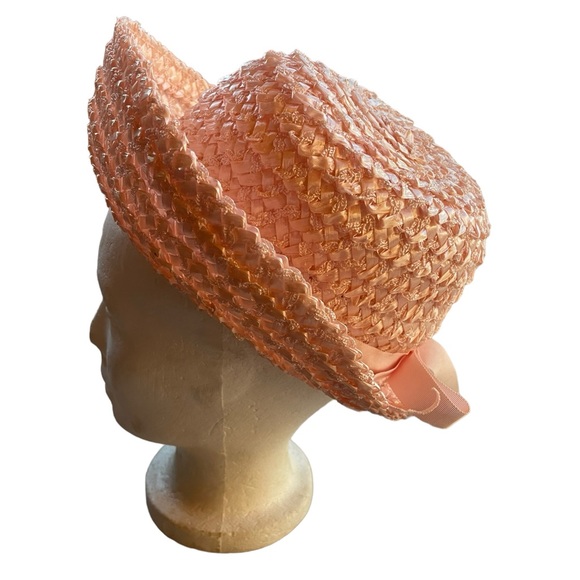 1950s Belmar Straw Cloche Hat - Picture 1 of 6